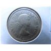 Image 3 : One 1962 Canadian 80% silver 25 cent coin, circulated, ungraded.