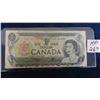 Image 1 : 1973 Canada $1 Bill Serial Number 1414441