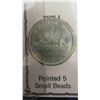 Image 2 : 1965 Canadian Silver Dollar Varieties : Pointed 5 , Blunt 5 , Small Beads