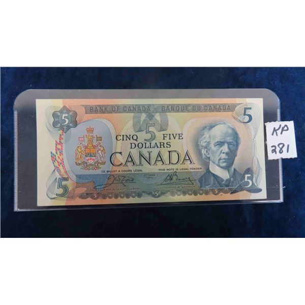 1979 Canada $5 Bill Uncirculated