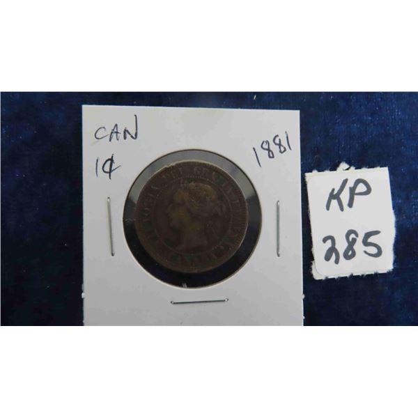 1881 Canada Large Cent