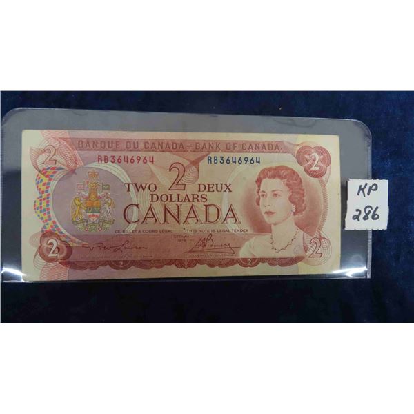 1974 Canada $2 Bill