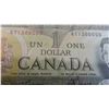 Image 3 : 1973 Canada Milestone $1 Bill Serial Number 1300000