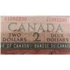 Image 3 : 1954 Canada $2 Bills
