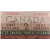 Image 3 : 1954 Canada $2 Bills