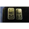 Image 2 : (4) 1 gram German Silver Bars