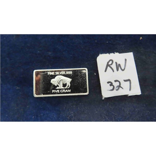 5 gram Silver Bar