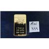 Image 1 : 1oz Gold Plated Bar