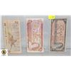 Image 2 : LOT OF 3 $2 BILLS 1954,1974,1986 CANADA