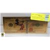 Image 1 : NOVELTY "MICKEY MOUSE & FRIENDS" $1000000 GOLDFOIL