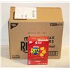 NEW CASE 12 BOXES OF MINI RITZ SNAK PK