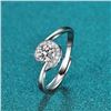 Image 6 : 0.5 CT GRA CERTIFIED MOISSANITE 925 SILVER