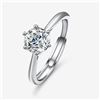 Image 6 : 2 CT GRA CERTIFIED MOISSANITE 925 SILVER