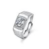 Image 4 : 2 CT GRA CERTIFIED MENS MOISSANITE 925 SILVER