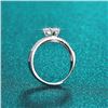 Image 3 : 1 CT GRA CERTIFIED MOISSANITE 925 SILVER