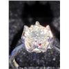 Image 2 : 1 CT MOISSANITE 925 ST SILVER RING. TESTED FOR MOISSANITE