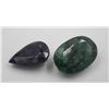 Image 1 : #121-BLUE SAPPHIRE/GREEN EMERALD 138.70 CT