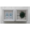 Image 1 : #207-BLUE TOPAZ 2.18 CT & GREEN EMERALD 7.45CT