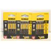 3 PACKS OF DEWALT FLEX TORO ZONE