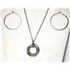 Image 1 : 5)  ROUND MULTI CIRCLE NYGAARD PENDANT ON 20" CHA