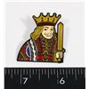 Image 1 : NEW KING OF CARDS LAPEL PIN