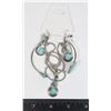 NEW 3 PC BOHO STYLE EARRING, NECKLACE AND