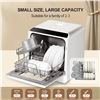 Image 2 : NEW CHUMASTE COUNTERTOP DISHWASHER - PORTABLE