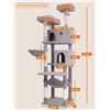 Image 4 : NEWLY ASSEMBLED OURITSU XL CAT TREE W/MULTIPLE