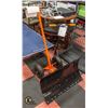 Image 1 : NEWLY ASSEMBLED WHEELED SNOW SHOVEL, METAL FRAME