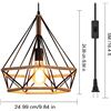 Image 2 : NEW OPEN BOX GANEED PLUG IN PENDANT LIGHT
