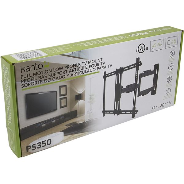 NEW KANTO FULL MOTION LOW PROFILE TV MOUNT