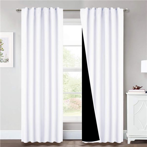 NEW REPACK NICETOWN BLACKOUT WINDOW CURTAINS