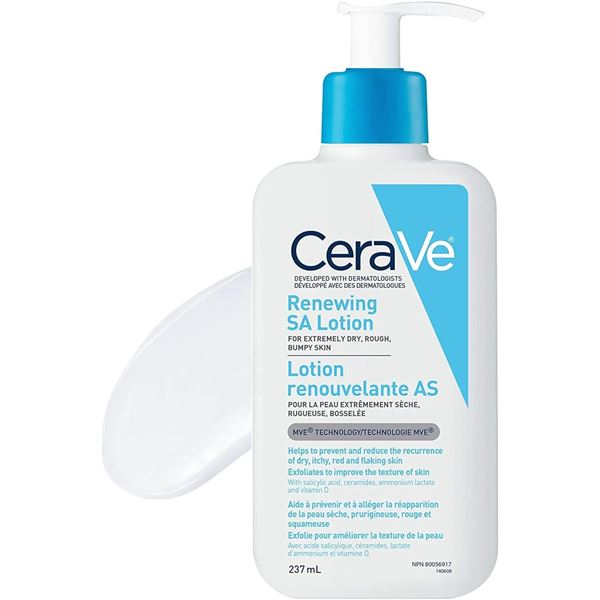 2 NEW BOTTLES OF CERA VE RENEWING SA LOTION FOR