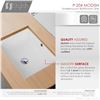 Image 2 : NEW UNBOXED STYLISH 20" PORCELAIN UNDERMOUNT SINK