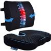 Image 1 : NEW QUTOOL COCCYX SEAT CUSHION & LUMBAR SUPPORT