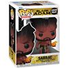 Image 1 : NEW POP MOVIES BLACK ADAM 1237 SABBAC VINYL FIGURE