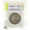Image 2 : 1885 - O MORGAN SILVER DOLLAR 90% PURE SILVER