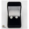 Image 1 : GRA CERTIFIED PAIR MOISSANITE EARRINGS