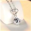 Image 2 : 1 CT GRA CERTIFIED MOISSANITE 925 SILVER NECKLACE