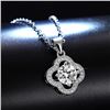 Image 1 : 1 CT GRA CERTIFIED MOISSANITE 925 SILVER NECKLACE