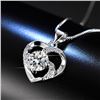 Image 2 : 1 CT GRA CERTIFIED MOISSANITE 925 SILVER NECKLACE