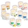 Image 1 : NEW 12 PACK OF YIIA SCENTED CANDLES, INCLUDING