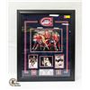 Image 1 : CALGARY FLAMES FRAMED "FORUM LEGENDS"- 32" X 36