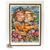 Image 1 : LEWIS LAVOIE NUMBERED MURAL PRINT "BUFFALO TWINS"