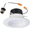 Image 1 : CASE WITH 4 HALO 5"/6"4000K BAFFLE DOWNLIGHTS
