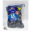 Image 1 : BLACK CREW SOCKS 12-16 SIZE 6-PACK