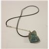 Image 1 : GENUINE ROUGH APATITE GEMSTONE PENDANT