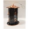 NEW LARGE COPPER 3 CHAMBER BIRD FEEDER