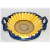 Image 1 : CERAMIC HAND PAINTED "SUNFLOWER" BOWL 14"