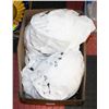 Image 1 : BOX OF NEW WHITE HARDHATS